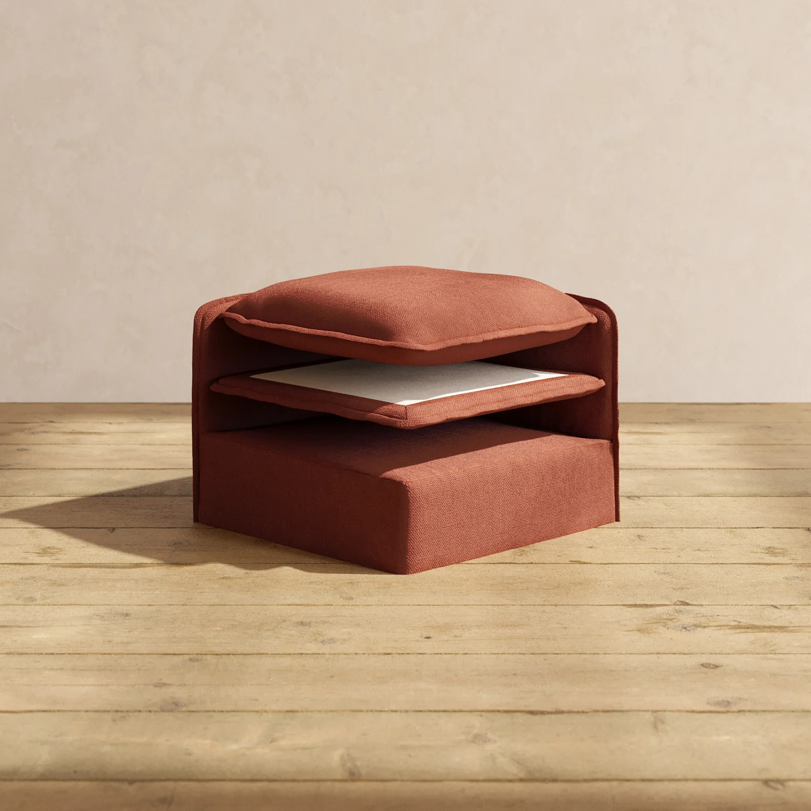 Elevate Comfort Layer for 6-Seater U-Sectional in Rust