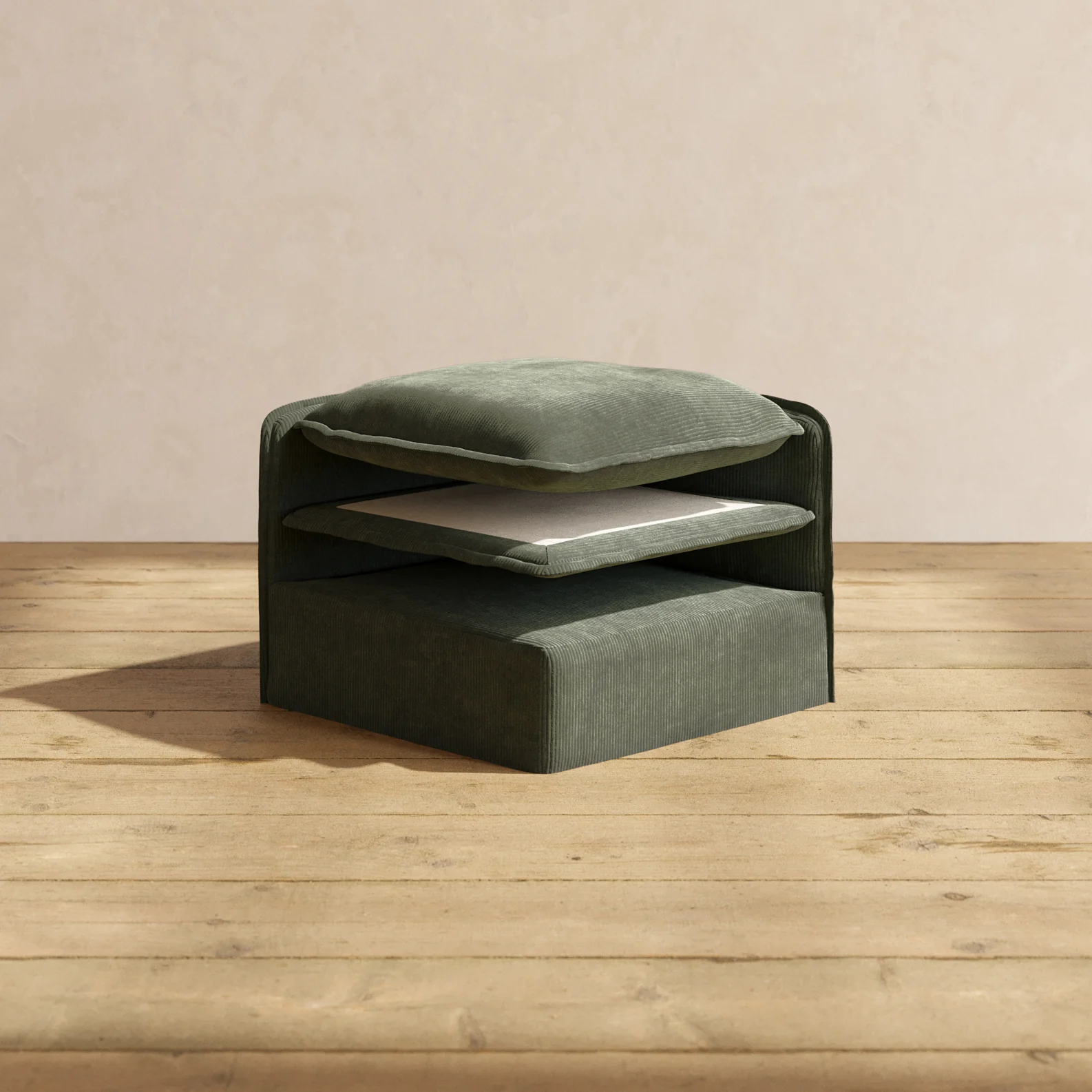 Elevate Comfort Layer for 7-Seater U-Sectional in Olivine