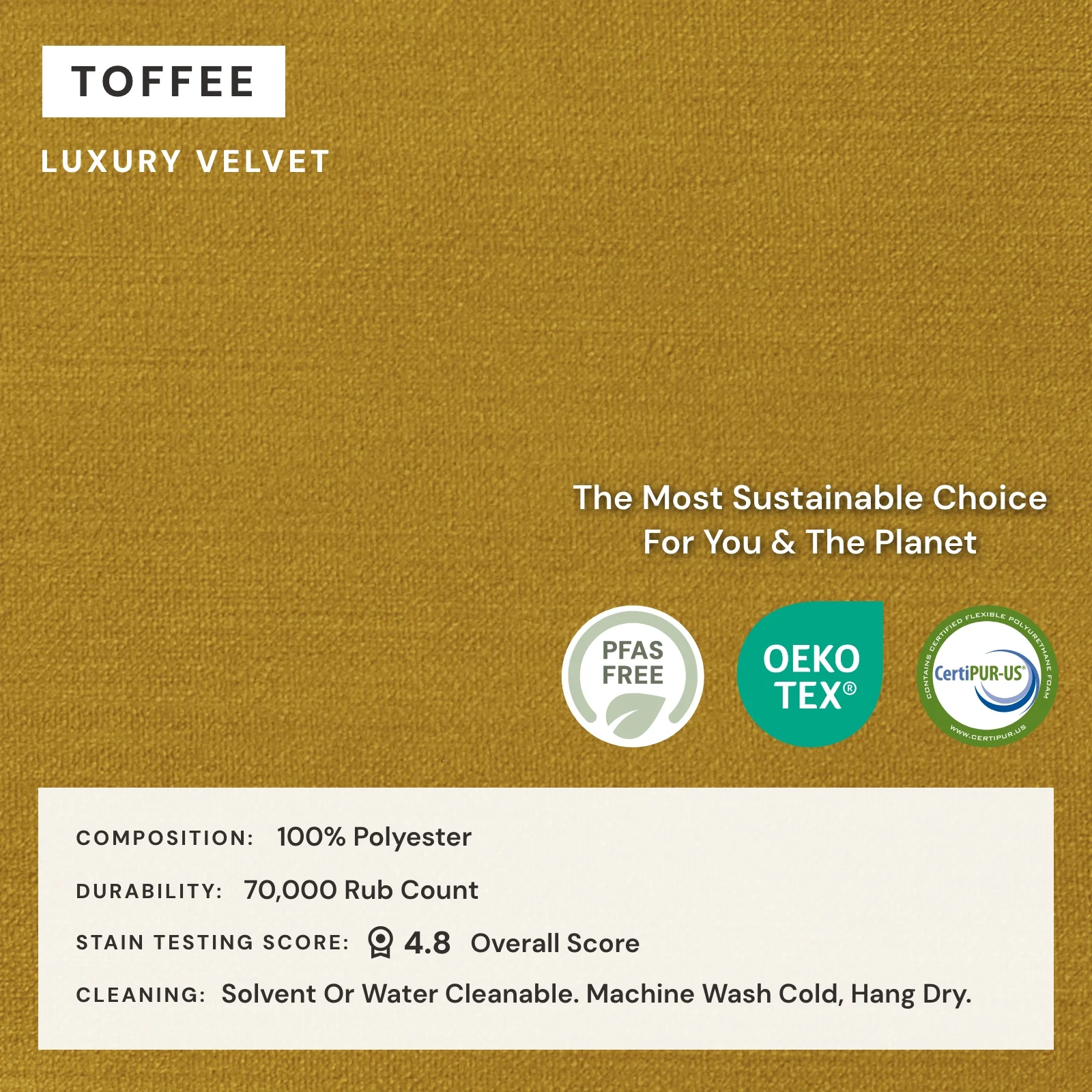Elevate Comfort Layer Set for 2-Seater Sectional | Luxury Velvet in Toffee - Image 7