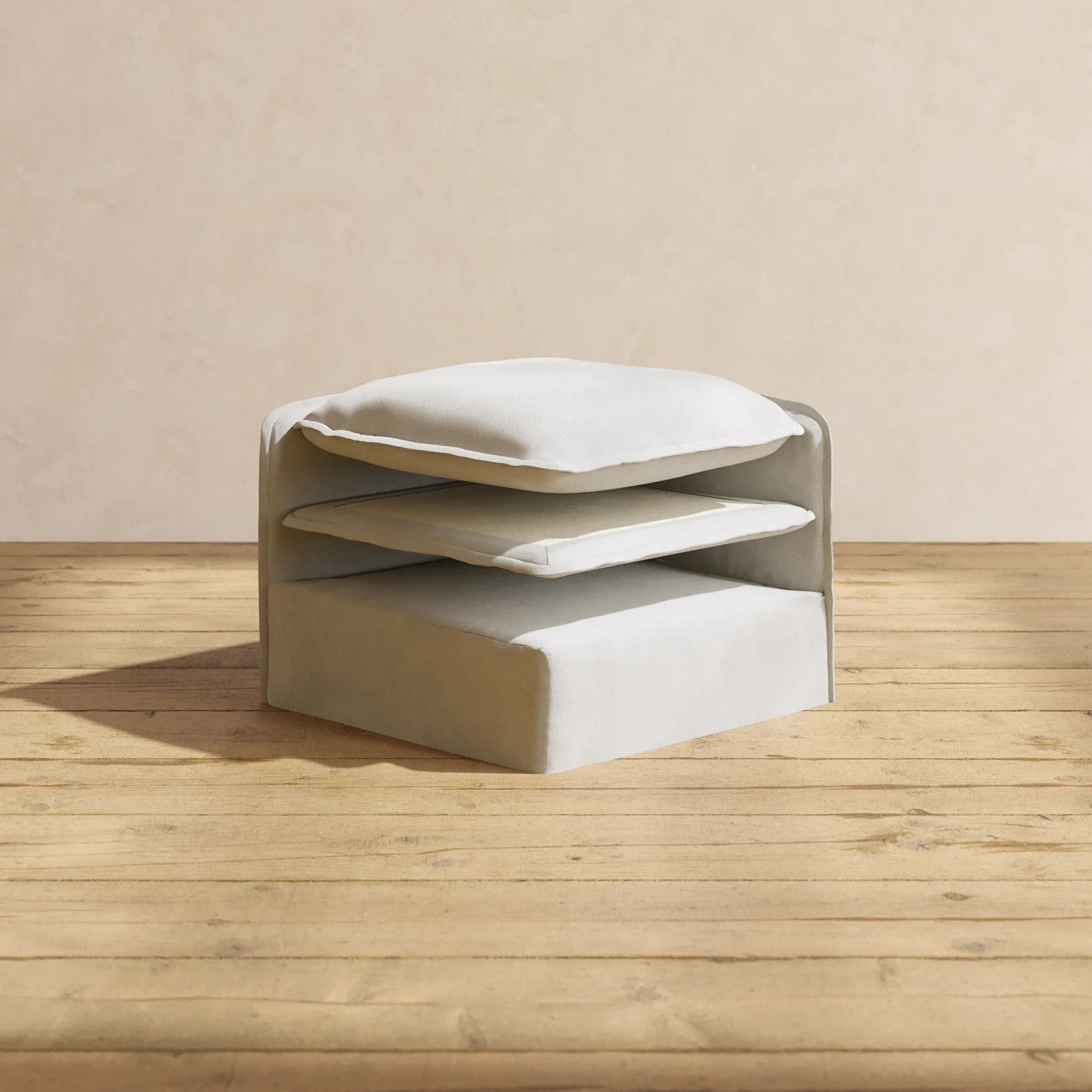 Elevate Comfort Layer Set for 3-Seater Sofa + Armchair Set | Plush Weave in Cloud