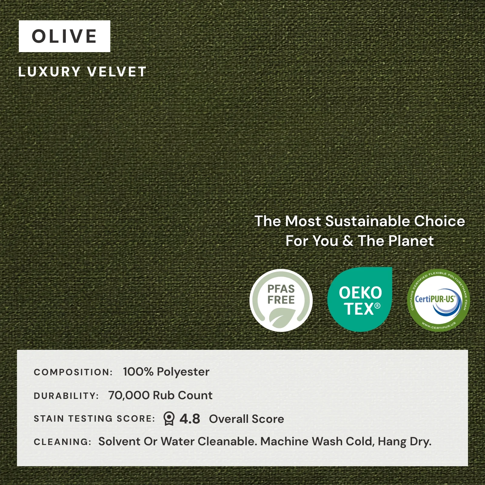 Elevate Comfort Layer Set for 5-Seater Corner Sectional | Luxury Velvet in Olive - Image 7