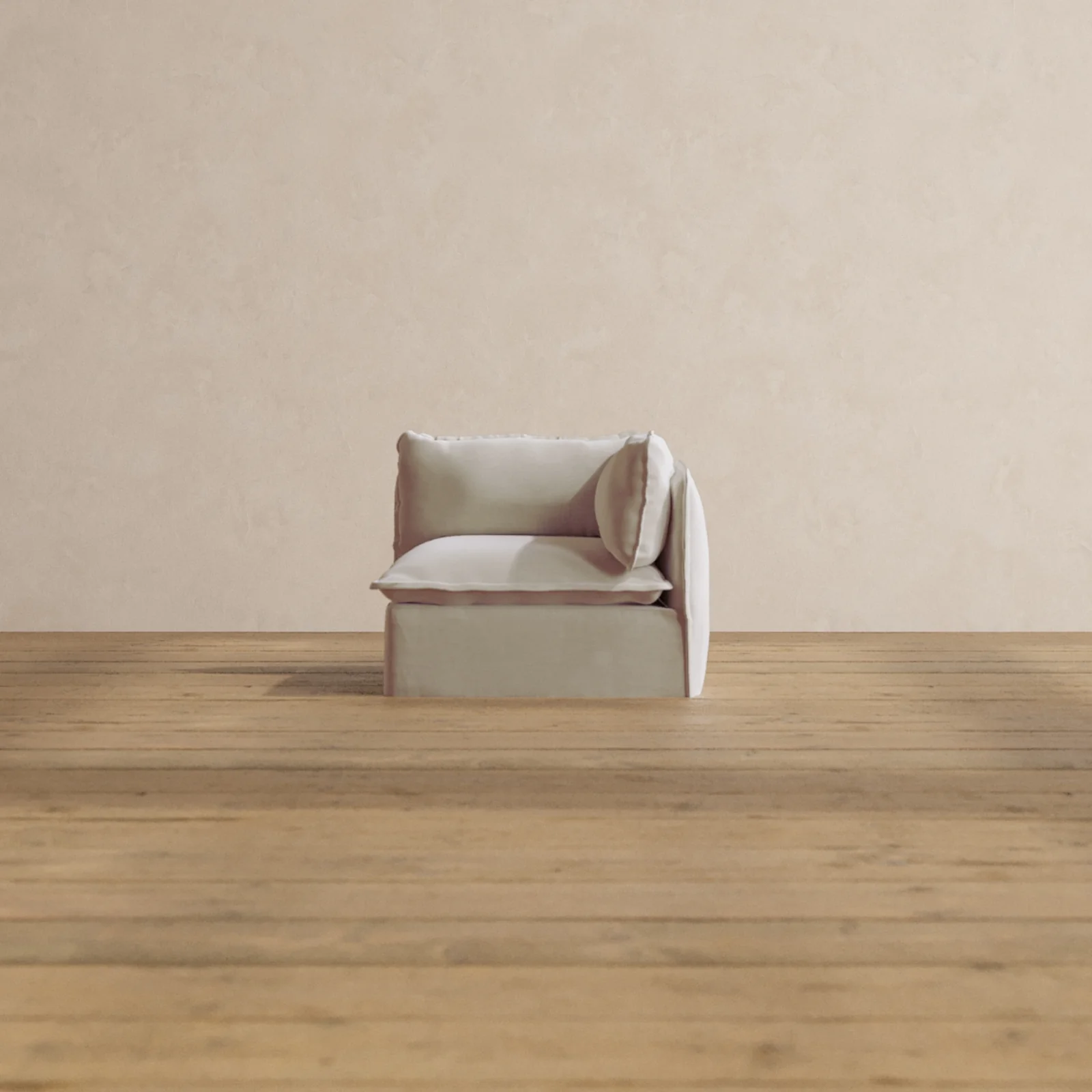 Modular Washable End Chair - Right in Coco | Memorix+ Seat | Contour Pillow