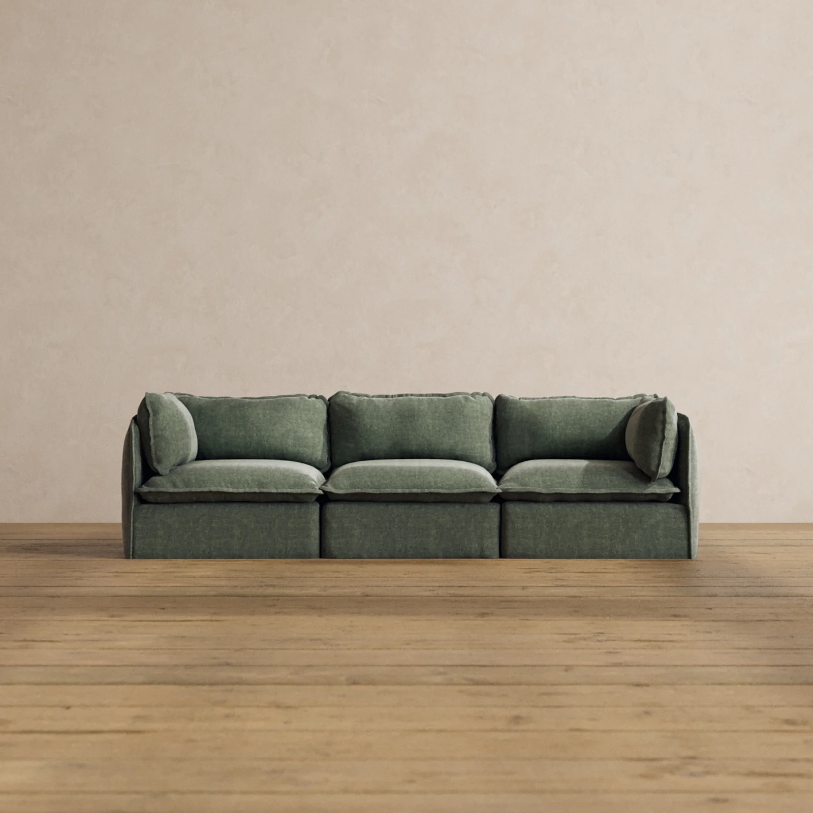 Slipcover Only - Modular Washable 3-Seater in Willow