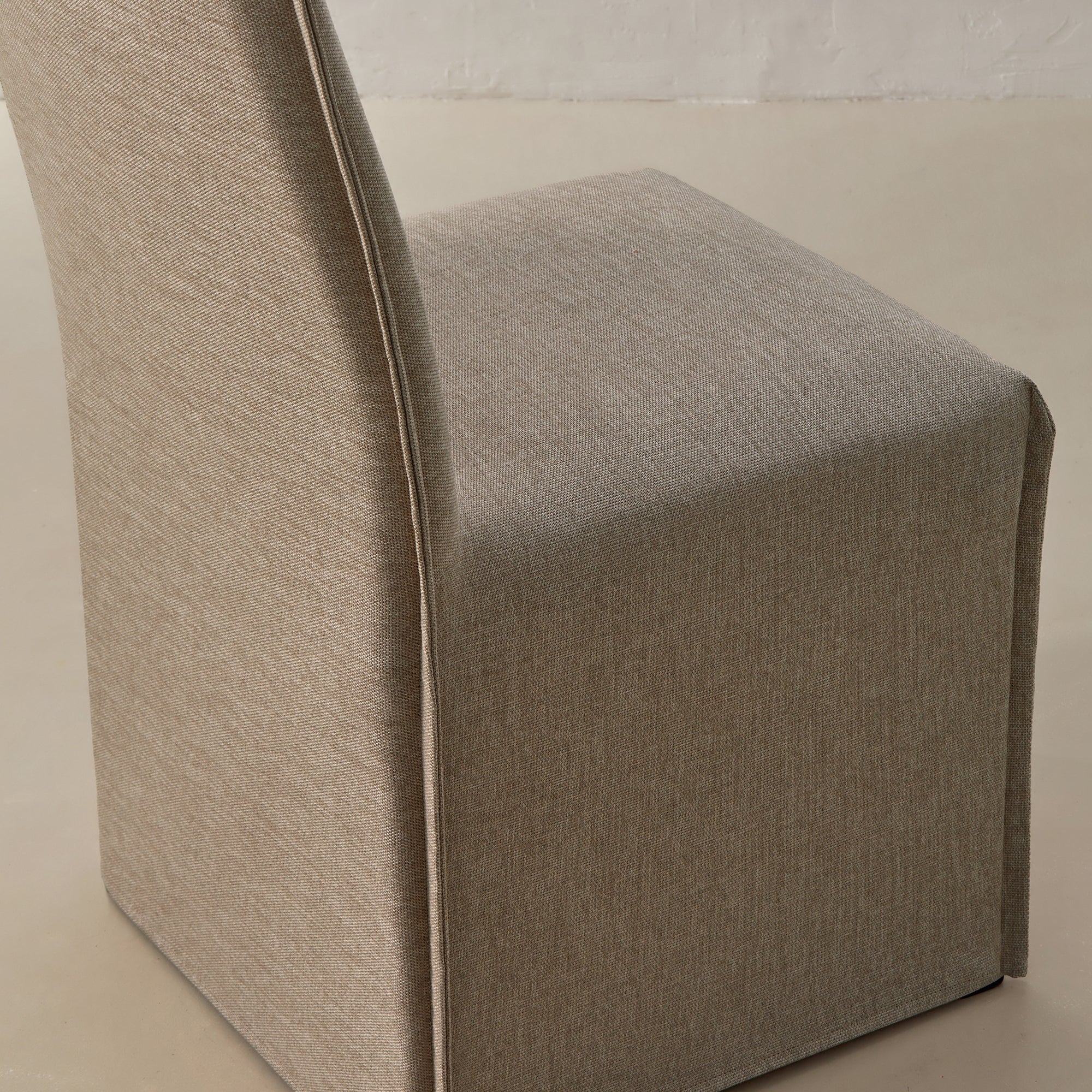 Slipcover Only - Washable Upholstered Dining Chair | 19โ Back Height in Oat - Image 5