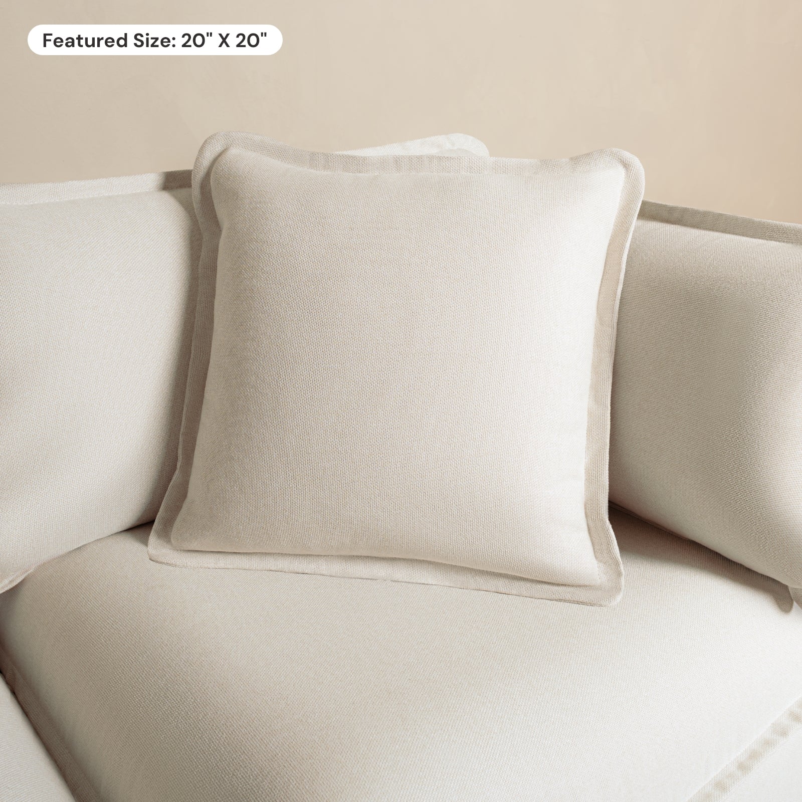 Square Performance Accent Pillow 18 x 18 | Heirloom Velvet in Chestnut - Image 7
