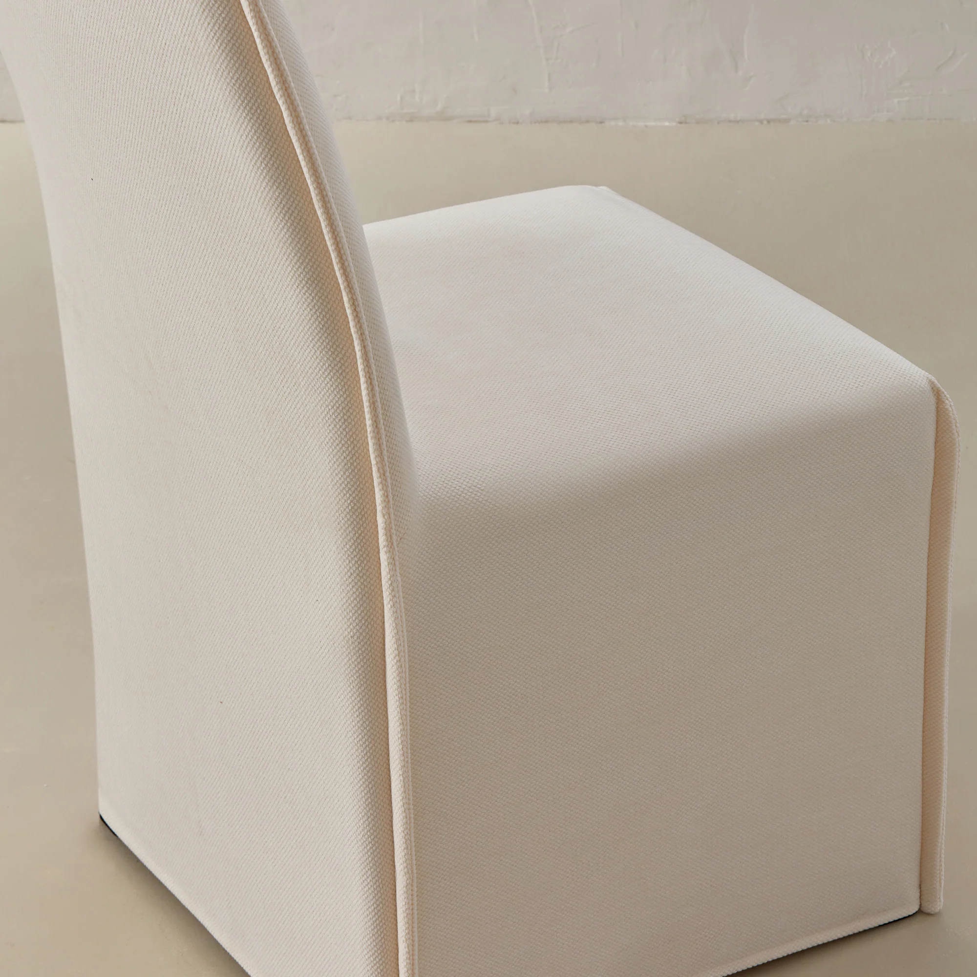 Washable Upholstered Dining Chair | 15" Back Height in Powder (Set of 2) - Image 7