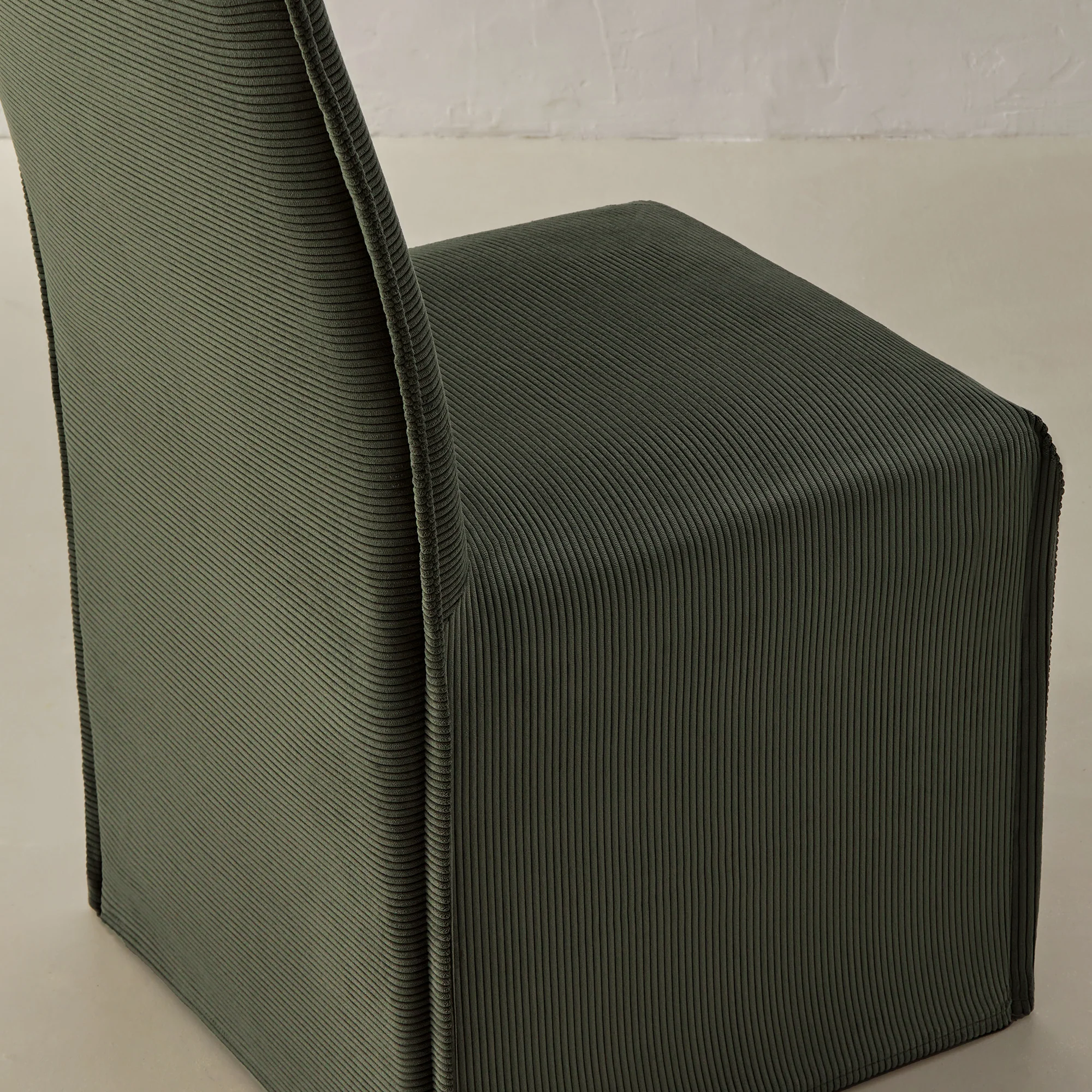 Washable Upholstered Dining Chair | 19” Back Height in Olivine (Set of 2) - Image 7